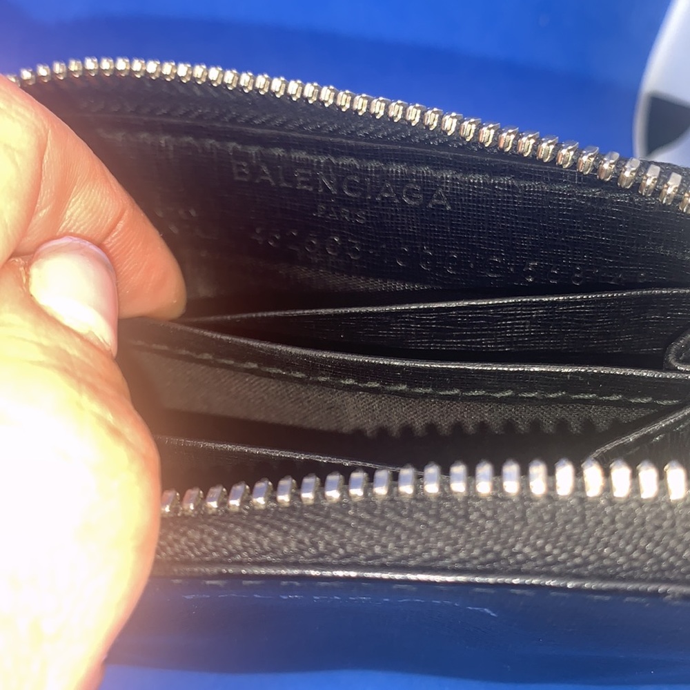 Iconic‎ Balenciaga black leather wallet - Picture 9 of 11